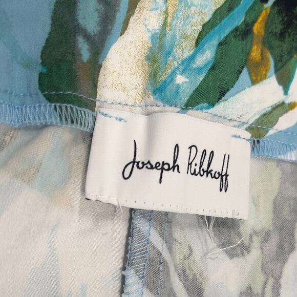 JOSEPH RIBKOFF Blue Multi Pants  size M - Picture 8 of 9